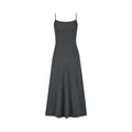 Women'S Sleeveless Spaghetti Strap Midi Dress Hepburn Style French Pure Desire Bodycon Flare Dress Casual Vacation Beach Outfit
