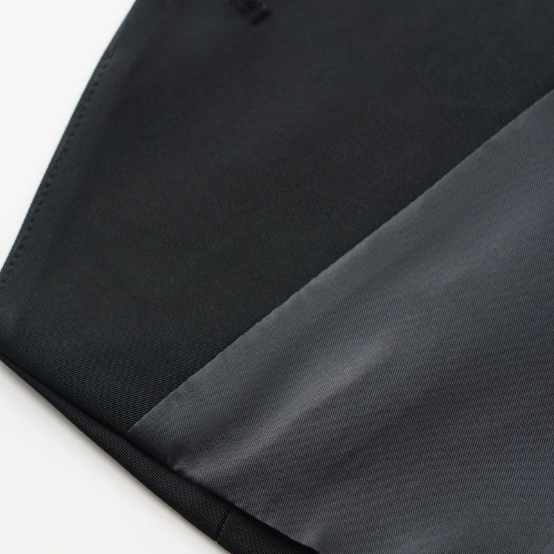 Black Sleeveless Suit Vest for Women, Short Single-Breasted Workplace Elegant, Slim and Versatile Vest Top, Spring & Fall Style